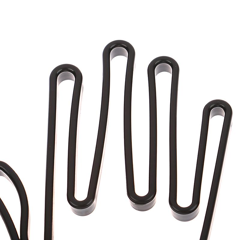 Golf Glove Holder With Key Chain Plastic Glove Rack Dryer Hanger Stretcher With Buckles Gloves Holder Keeper Dryer Shaper Tool