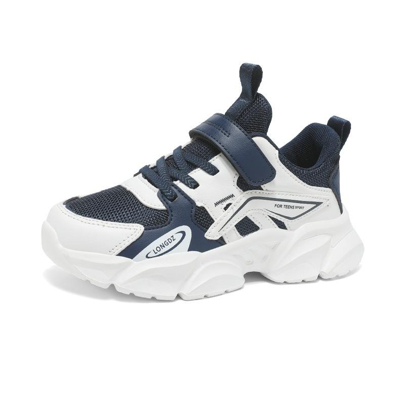 

Boys sports shoes 2025 spring and autumn new mesh breathable medium and large children s boys soft-soled non-slip running shoes children 29