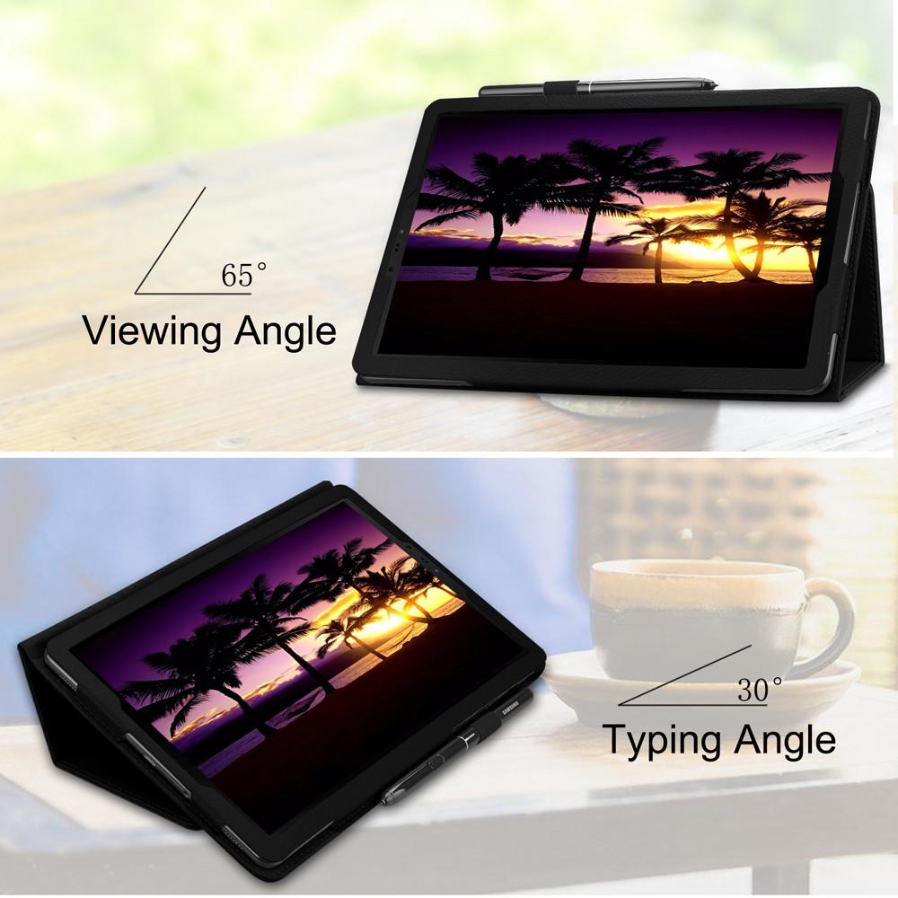 For Samsung Galaxy Tab S4 10.5 T830 T835 T837 SM-835 Case Tablet Litchi PU Leather Support Stand Smart Cover Funda