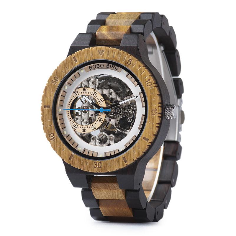 New High Grade Latest Design Luxury Men s Wood Watch Mechanical Watch Wooden Box Sport Business Style Limited Edition 2026