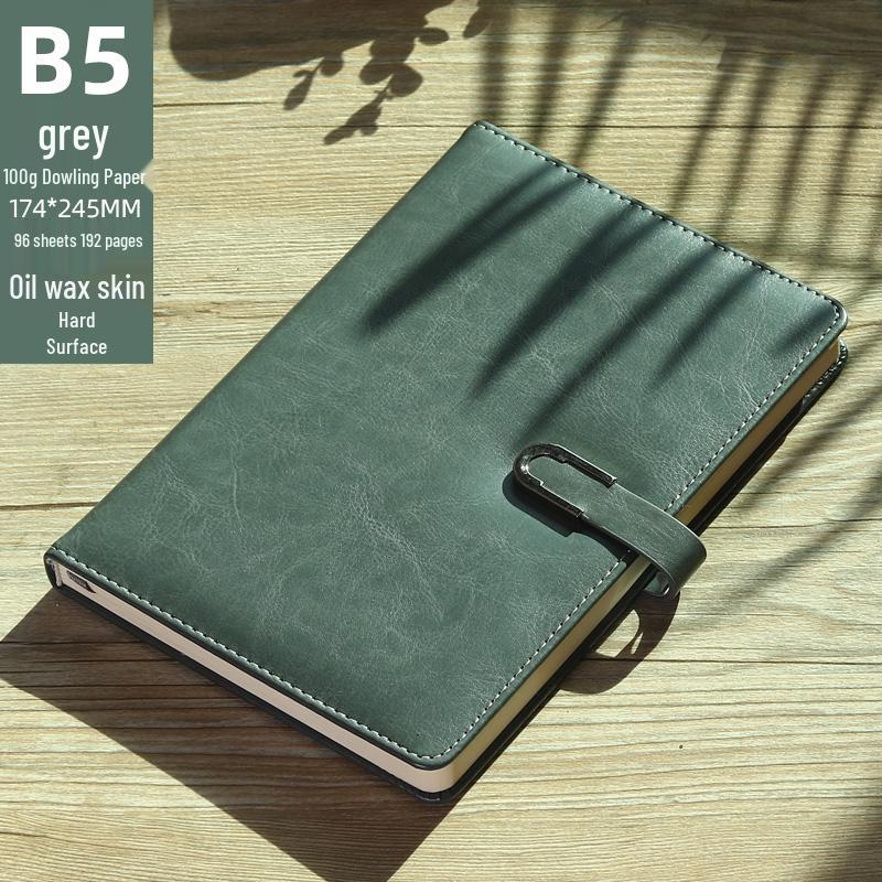 High-Quality A5 Leather Softcover Notebook for Students and Professionals