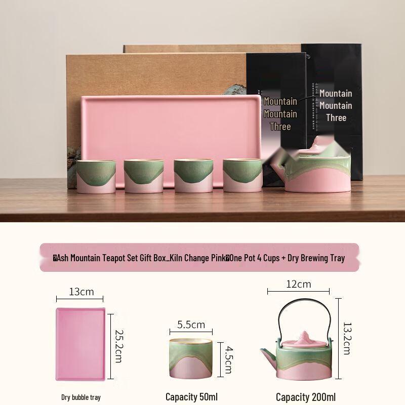 

Yi Li Meng Forbidden City Ceramic Tea Set Gift Box