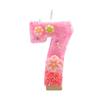 Flower Sea Digital Candle Creative Design Birthday Cake Party Decoration Handmade DIY Candle Independent Packaging