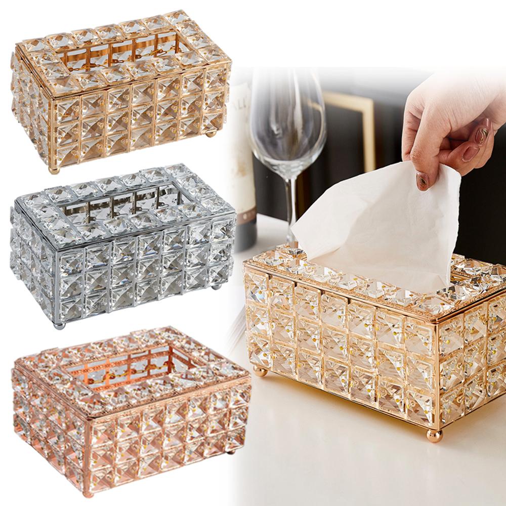 Tissue Box Holder Storage Creative Home Room Decorate Room Desktop Desk Organizer Car Tissue Case Box Cover Table Napkin Holders