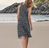 Women's Casual Summer Floral Print Sleeveless Pocket Dress