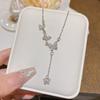 Super Fairy Tassel Necklace Women's Design Sweater Chain Refined Stylish and Versatile Elegant Clavicle
