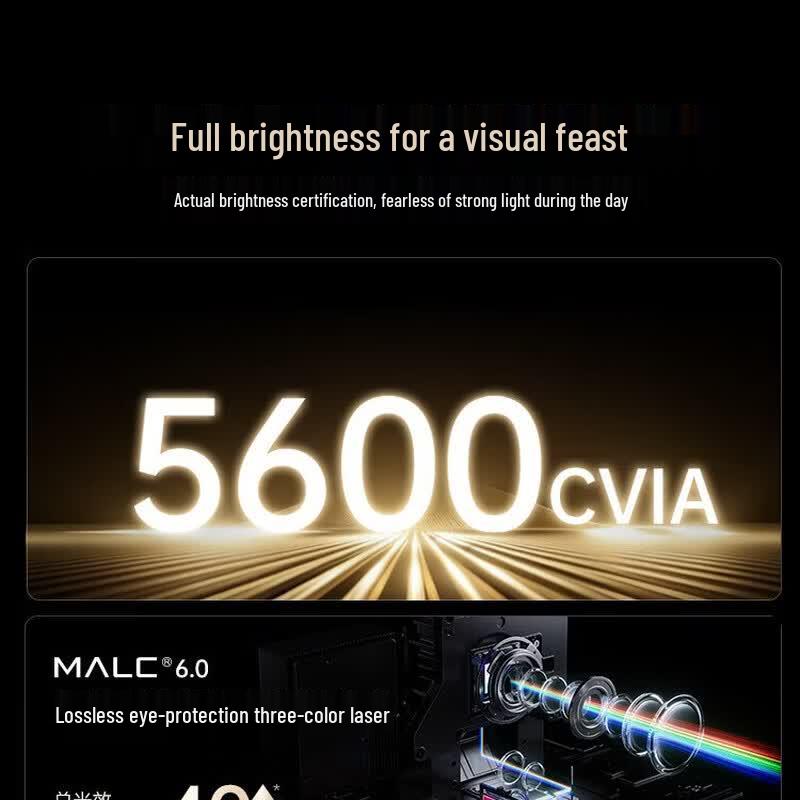 JMGO N5S Ultra Max 4K 120Hz Three-Color Laser Projector (CN version)