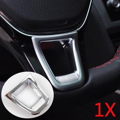 Car Steering Wheel Decoration Cover Trim Sticker For Vw Passat B8 Tiguan Mk2 Golf 7 7.5 Mk7 Mk7.5 E-UP Car Styling Steering Wheel Covers Stickers