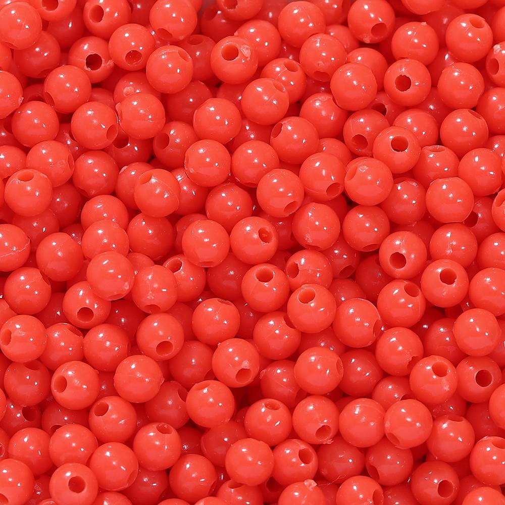10g/lot 4mm Multicolor Acrylic Round Shape Loose Spacer Beads for Diy Handmade Necklace Earring Jewelry Making Accessories