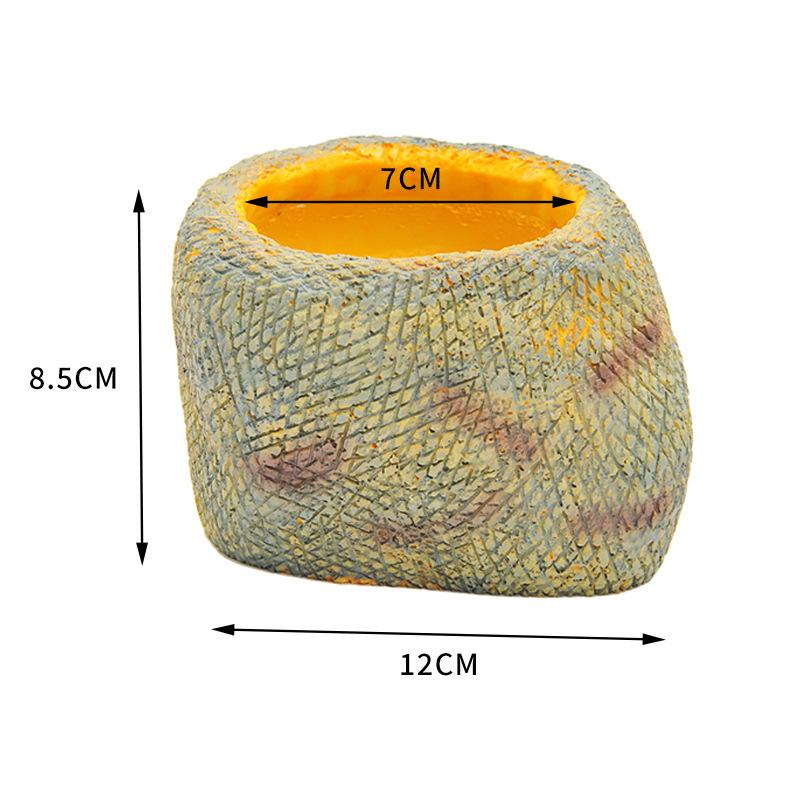 Snake Bath Basin Climbing Pet Water Basin Toy Pet Snake Drinking Water Resin Water Bowl Lizard Water Basin To Help Molt