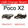 USB Chargng Dock Port Connector Board Flex Cable With Microphone For Xiaomi Mi Poco F1 F2 Pro Poco X3 X2 C3 Mi Play Repair Parts