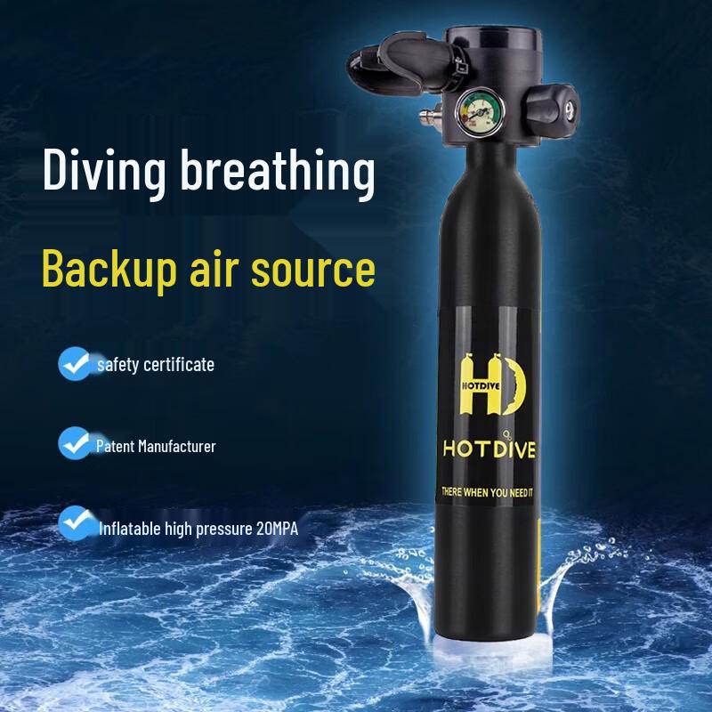 HOTDIVE Portable Scuba Tank & Breathing Apparatus