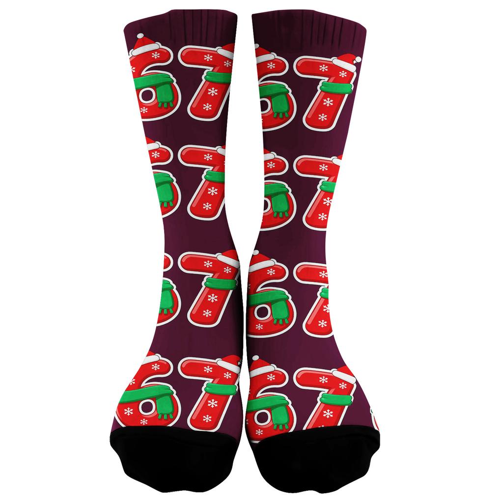 Cute And Playful Socks Mid-Calf Socks Long Socks Printed Socks