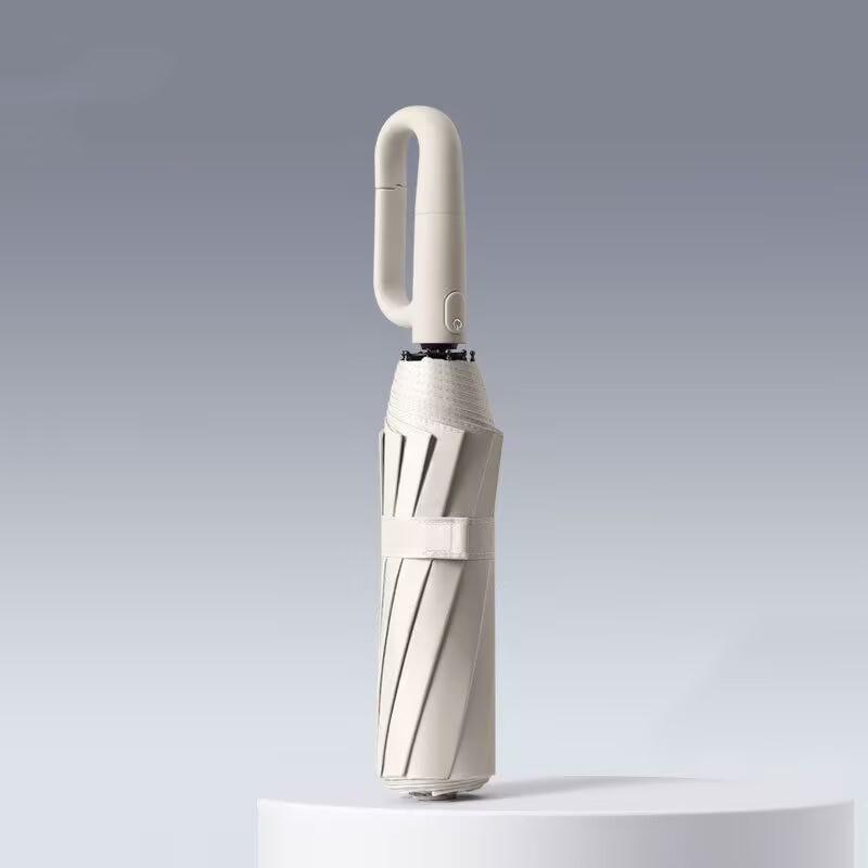 

Ветрозащитный прочный зонт с 20 спицами, 106 см, усиленный, автоматический складной для мужчин, большая ручка-пряжка, ветро- и водостойкий бежевый