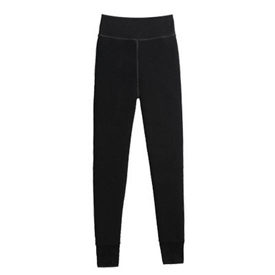 Women's High-Waisted Lambswool Cotton Fleece-Lined Winter Leggings, Extra Thick Warm Plus Size Pants