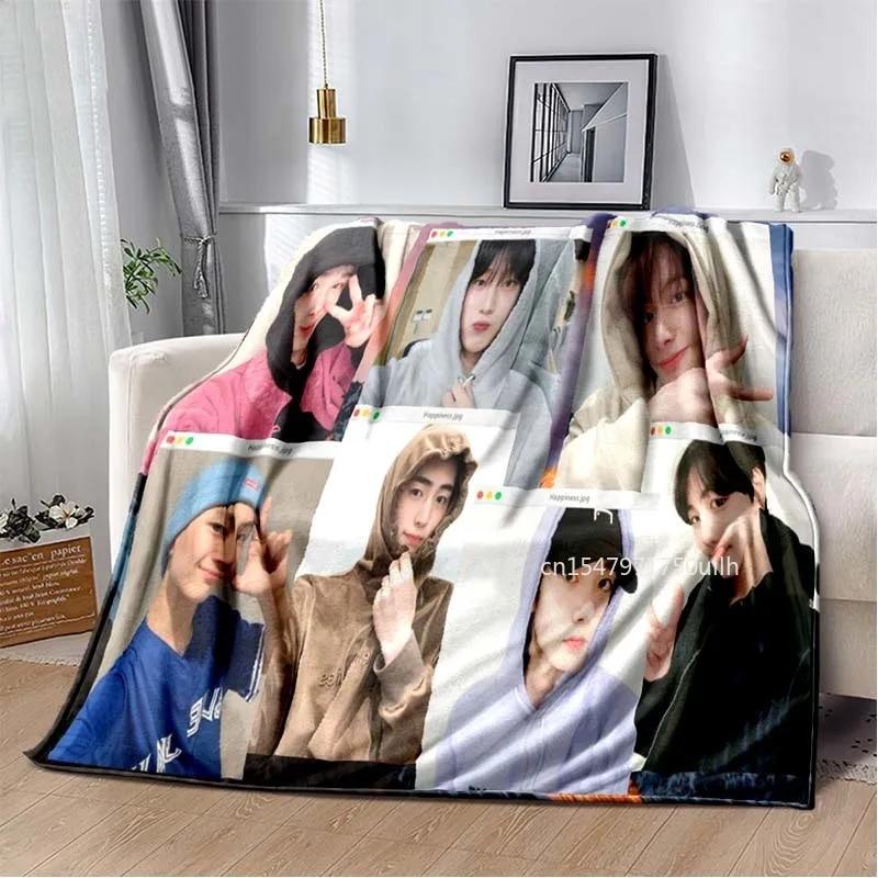 

Популярная группа Kpop плакат Enhypen Art мягкое фланелевое покрывало для дивана одеяло для подарка все сезоны