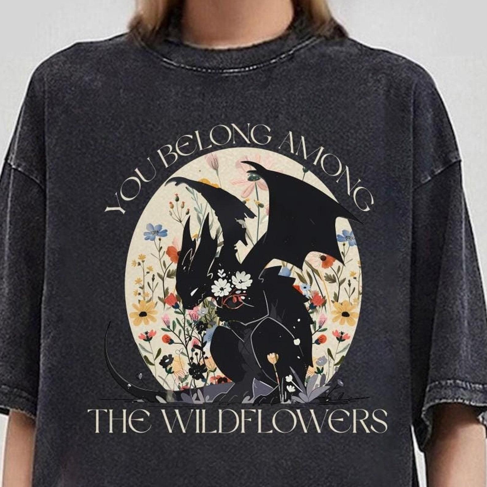 Abraxos Flower Comfort Colors® Shirt, Throne Of Glass Flower Shirt, Fantasy Dragon Bookish Tee, Fantasy Book Lover Shirt, Bookish Lover Gift 4XL