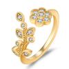 2022 Korean Fashion Women's Diamond Flash Open Ring - Stylish Hollow Design