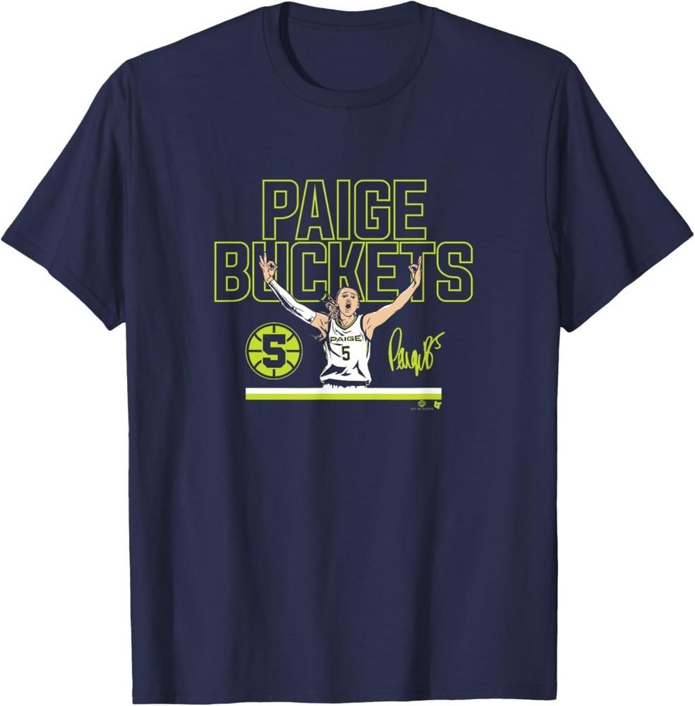 Paige Bueckers - Buckets Stripe (Navy) - Dallas Basketball T-Shirt S