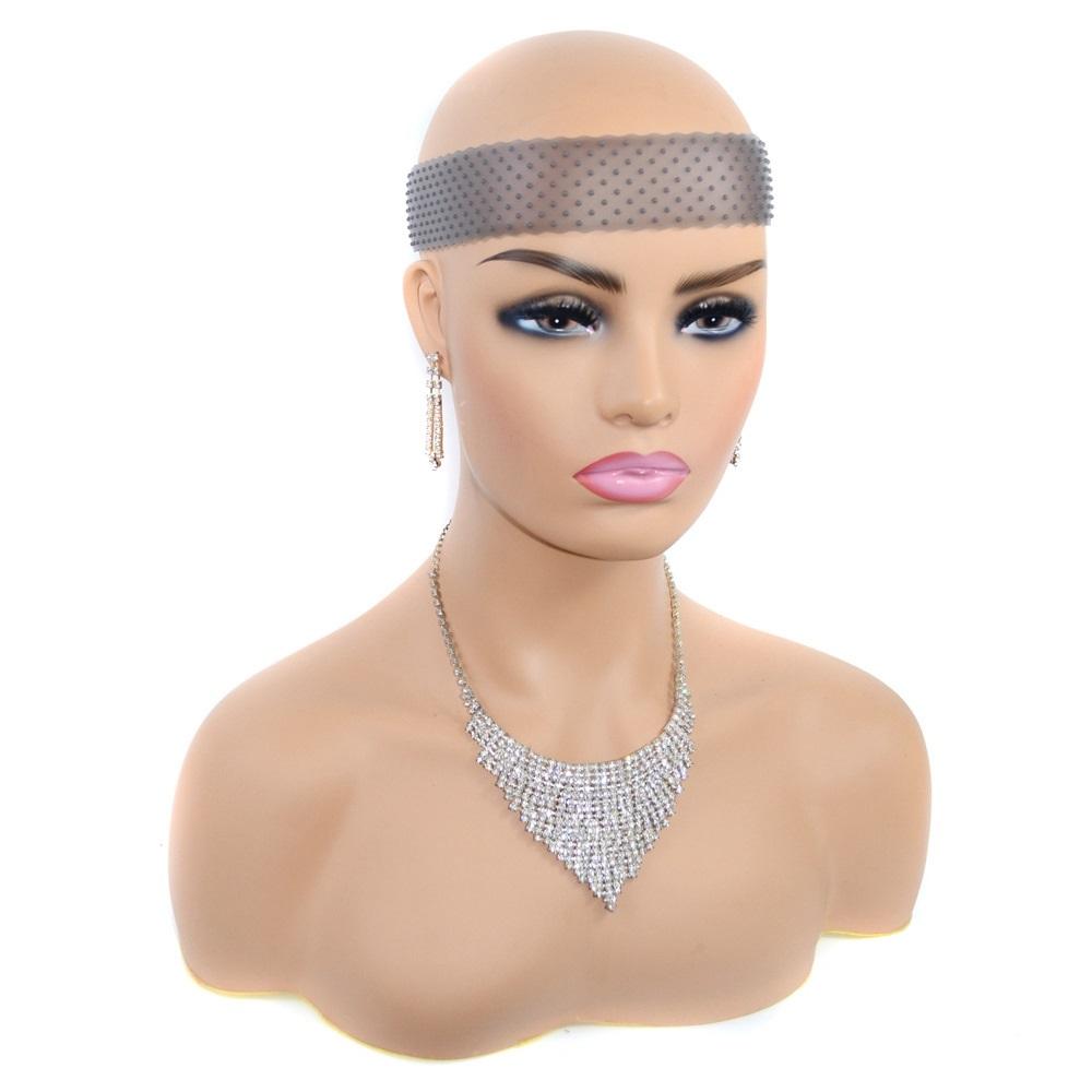 Wig Band Elastic Wig Grip Brown Transparent Black Headband For Fix Wigs Beige Hair Band Without Gel Or Glue Non Slip