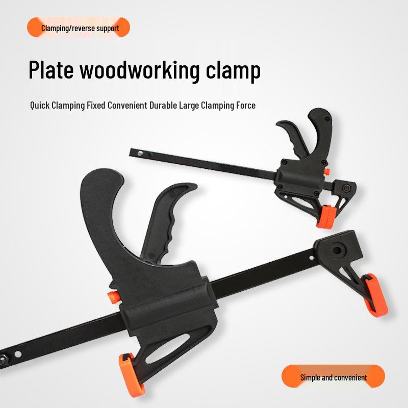 Heavy-Duty Woodworking Clamp, Quick-Release Fixed G-Clamp for Right Angle Pressing