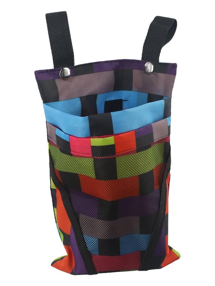 Weather-resistant Bike Basket Storage Bag Canvas Detachable