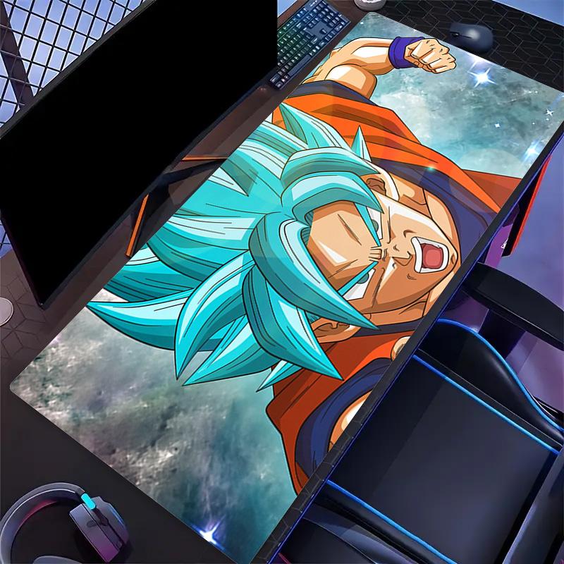 Dragon Ball Characters Print  Cushion Non-slip Laptop Tablet Big Mousepad XXL Mat Mini PC Playmat With Lock edge