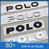 BAOC1 For VOLKSWAGEN VW GTI 3D ABS Logo Polo Letters Badge Car Rear Trunk Emblem Sticker for Volkswagen VW Polo 4 5 6R 6C 6N 9N MK4 MK