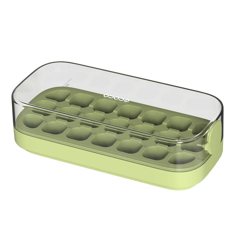 Press-type Silicone Ice Tray Mold Household Small Freezing Ice Cube Mold Easy Release Ice Cube Tray