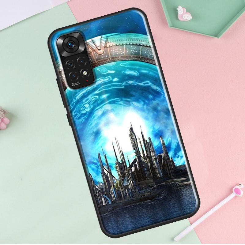 Hvězdná brána Atlantida pro Redmi Note 12 Pro Plus kryt pro Redmi Note 10 8 9 11 Pro 12S 11S 10S 9S 9C 10C 12C pouzdro