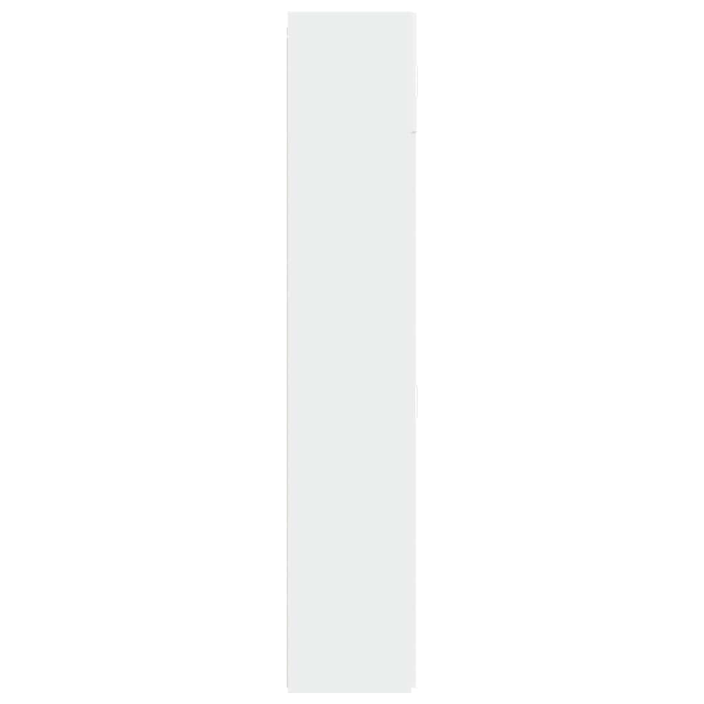 Vidaxl Cabinet, White, 70X42.5X225 Cm, Wood-Based Material