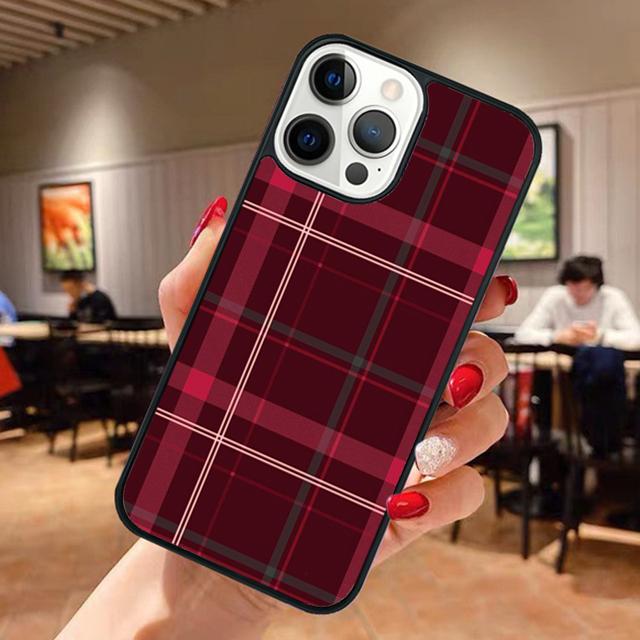 Clan Stewart Dress Tartan Plaid Pattern Phone Case For iPhone 17 Air 13 12 14 15 16 For Apple Pro Max Plus