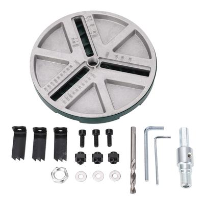 Segatronco a Tazza Regolabile Diametro 45‑130mm Utensile Multifunzione Regolabile per Punzonatura per Foratura