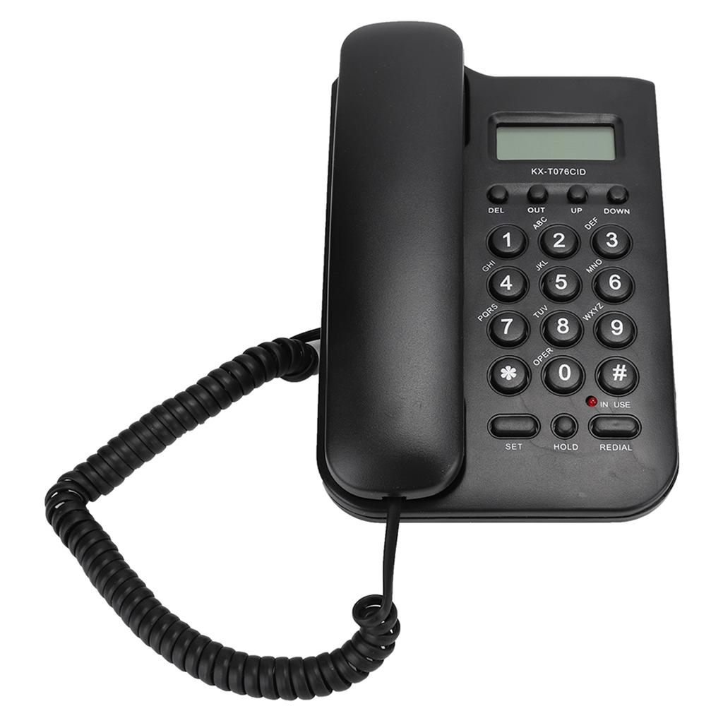 KX T076 Wired English Landline Home Office Telephone (UK Telephone Line with Random Color)
