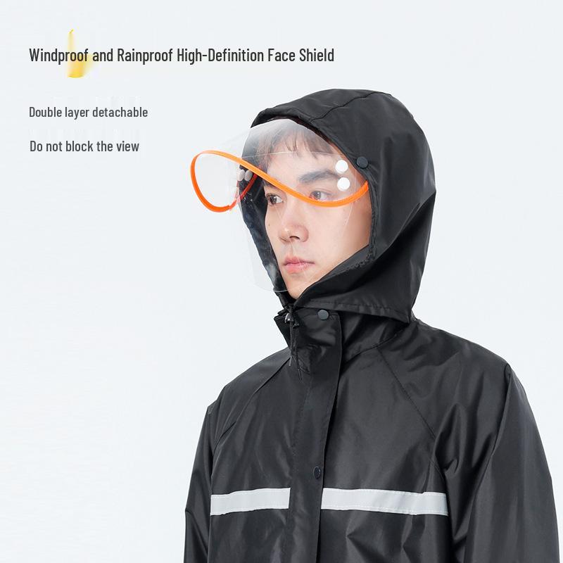 Unisex Waterproof Raincoat & Pants Set for Outdoor Cycling and Motorcycling