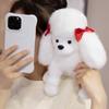 1Pcs Stuffed Doggy Cute Fluffy Plush Pet Room Decor Realistic Sitting Poodle Pug Puppy Plush Toys Children Birthday Gift