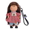 Mini Potato Doll Diy Dress Up Doll With Hanging Rope Girl Bag Pendant Keychain Home Decoration Pendant  Gifts Car Pendant