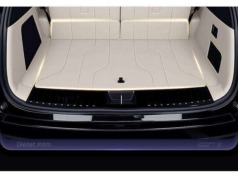 Diepblauw S09 Kofferbakmat voor Model 2025: Volledige Dekking Auto Interieur Accessoires