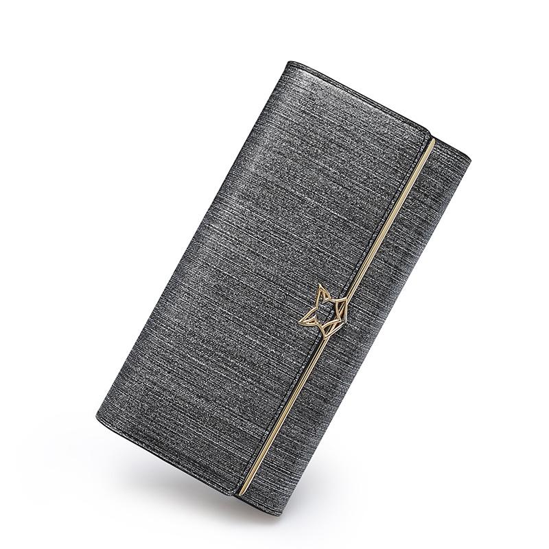 

FOXER Brand Women s Split Leather Long Wallet Female Chic Clutch Cellphone Bags Lady Fashion Coin Card Holder Shiny Luxury Purse
