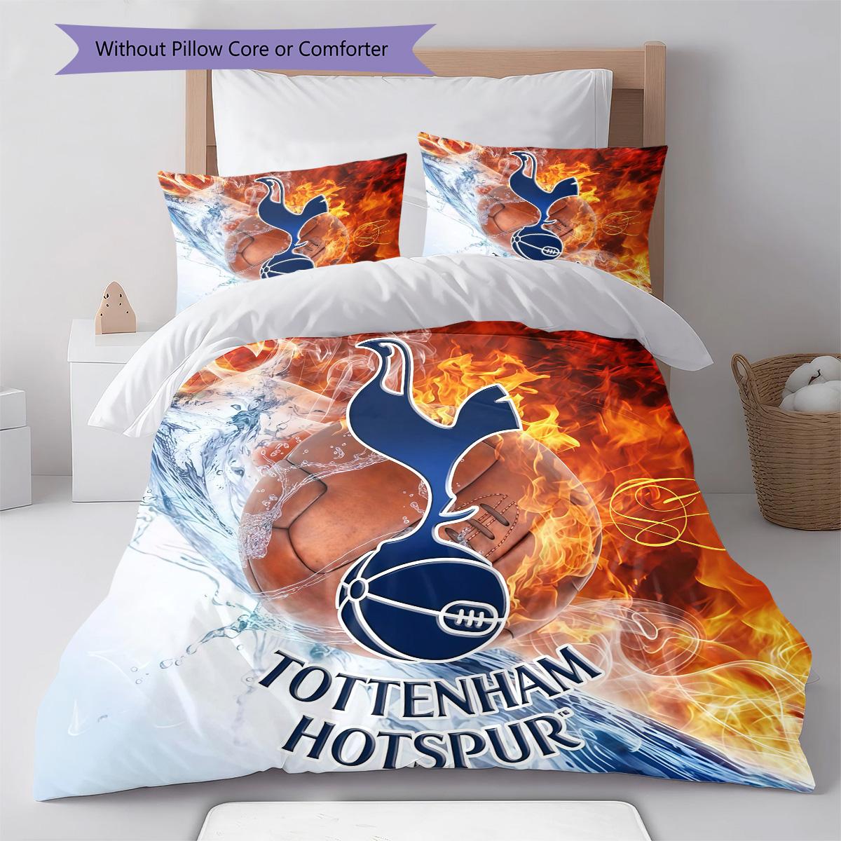 

Spurs logo Bedding Quilt Set Quilt Cover Pillowcase Home Decoration Birthday Gift (1 * duvet cover + 2 * pillowcase, without core) 135x200cm