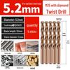 Set di punte da trapano HSS M35 al Cobalto per Legno, Metallo, Acciaio Inossidabile - Alta Durezza