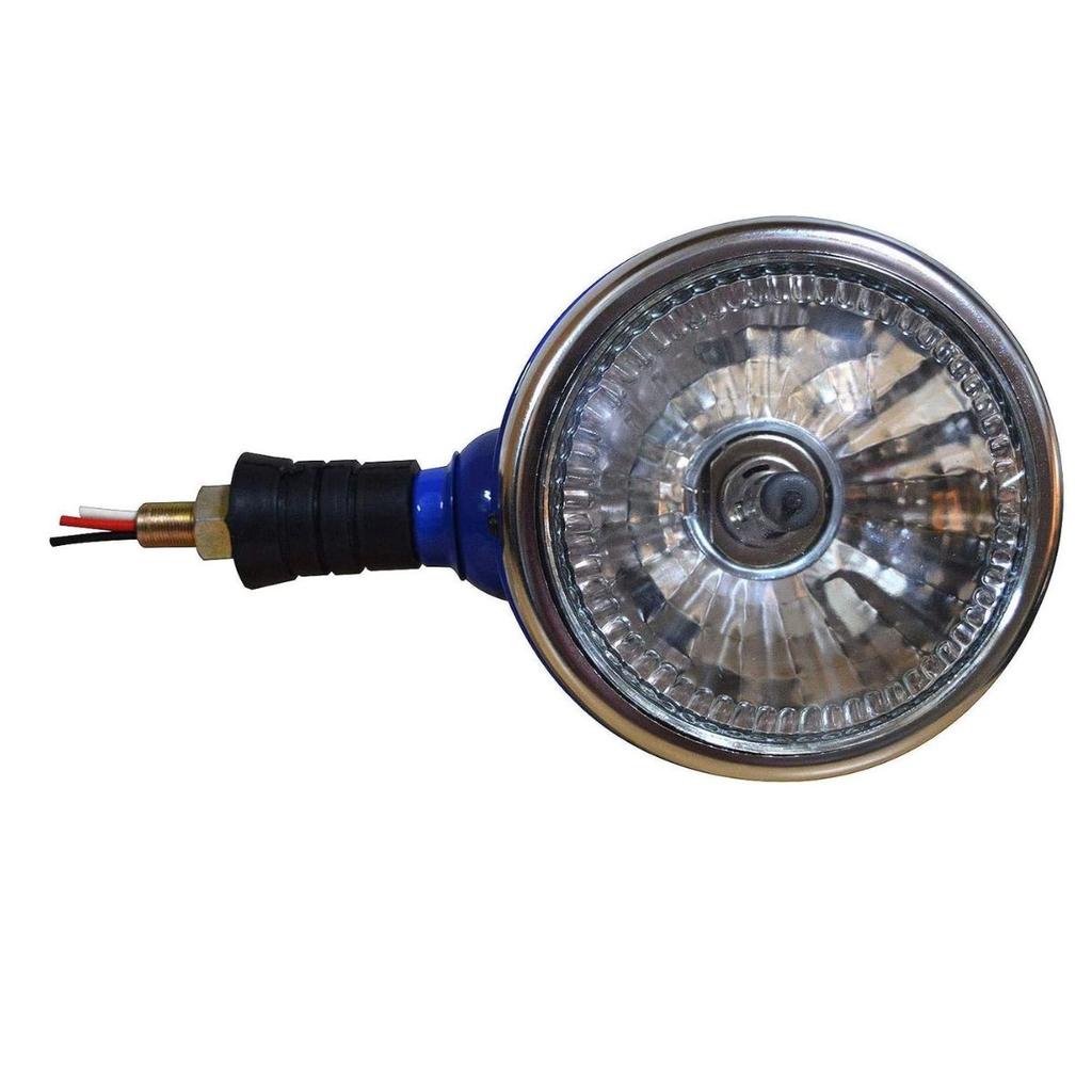 Zestaw reflektorów z chromowanym pierścieniem i żarówkami 12V | Pasuje do ciągnika Ford 2000, 3000, 4000, 5000, 7000 | Zestaw 2 sztuk (LH + RH)