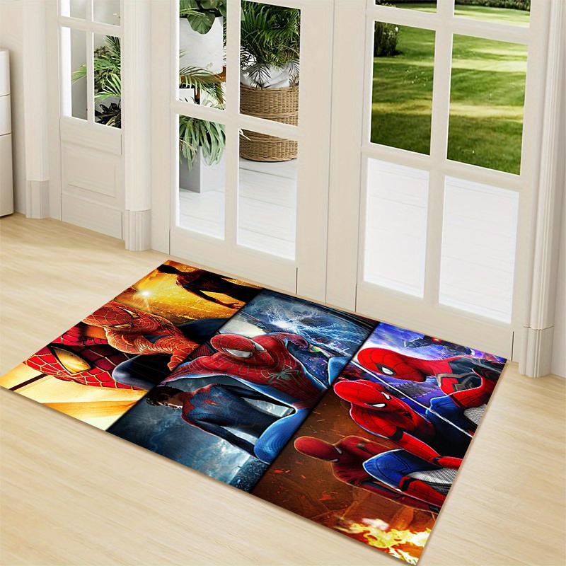 Spiderman Iconic Costumes Carpet Rug Soft Washable Antislip Home Living Room Sofa Mats Personalized Christmas Rug