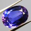 Natural Purple Tanzanite Loose Gemstone 10 Ct Oval Shape for Jewelry Making and Gem Collections