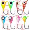 8pcsLuminous Ice Fishing Lure Small Weight with Hook Winter Fishing Bait Wholesale Hengjia Sea Fishing Boat Fishing Lure Lure Ba