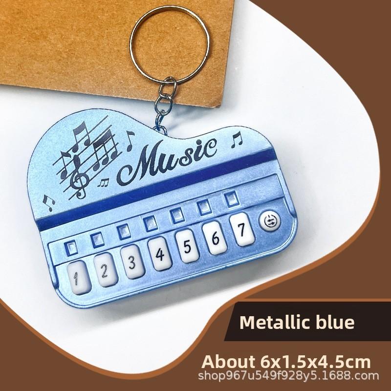 Electronic Piano Mini Keychain With Light And Music For Kids Creative Gift