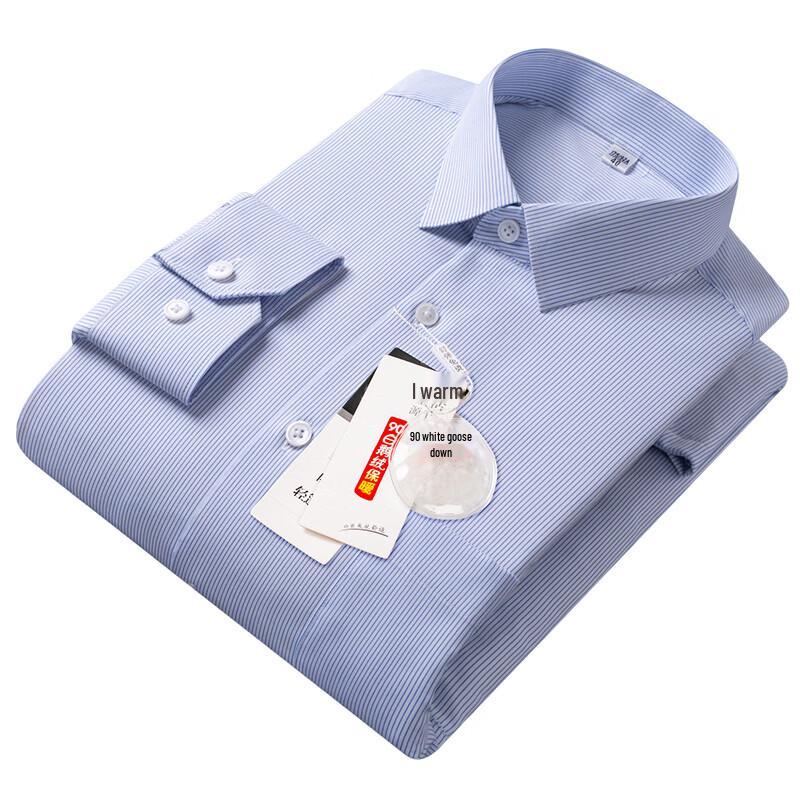 Мужская термофутболка Zhanzhanhu с длинным рукавом и подкладкой из гусиного пуха 40