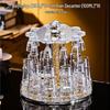 Handun Crystal Glass Decanter & Shot Glass Set with Holder