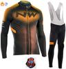 2026 Winter Warm Cycling Suit Set, Tour De France Edition Winter Cycling Suit Long Sleeve Fleece Thickened Warm Windproof Cycling Suit