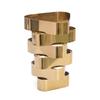 Metal Handicrafts Creative Geometric Irregular-shaped Vase Interlaced Flower Arrangement Accessories Home Decoration